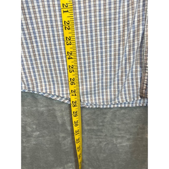 Dukes Plaid Short Sleeve Button Front Shirt Mens Large Western‎ Cowboy - Picture 5 of 10